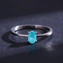 Anel de Prata Oceano com Turmalina