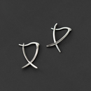 Brinco de Prata Clássico Harpas