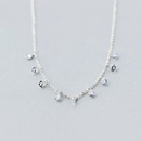 Colar de Prata Pingente Cravejado com Zircônia