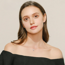 Colar de Prata Pingente Flutuante