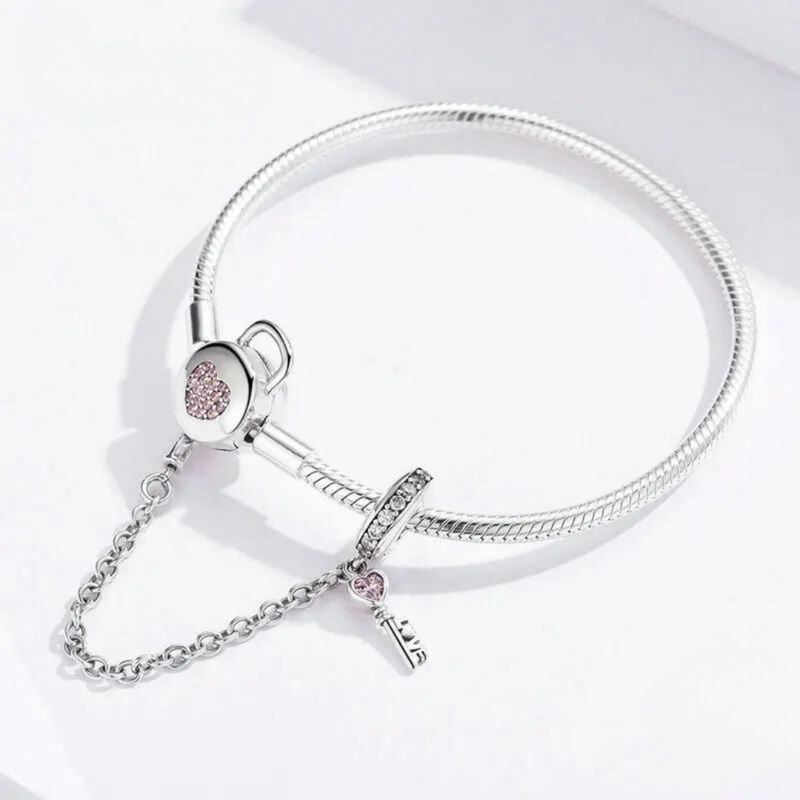 Pulseira Com corrente Amor Perfeito