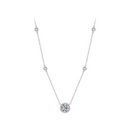 Colar de Prata Pingente de Zircônia Celestial