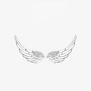 Brinco de Prata Asas com Zircônia