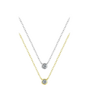 Colar de Prata Twin Lights