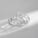 Conjunto de Prata Cravejado em Opala