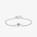 Pulseira de Prata Adornada com Moissanite