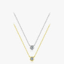 Colar de Prata Twin Lights