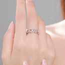 Conjunto de Prata Cravejado em Opala