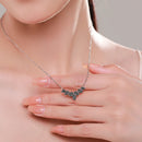 Conjunto de Prata Preto Cravejado em Zircônia