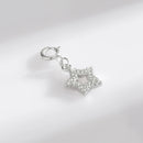 Charm de Prata Estrela Brilhante