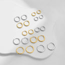 Brinco de Prata Redondo Clássico