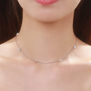 Conjunto de Prata Coração Radiante