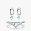 Conjunto de Prata Gota da Lua